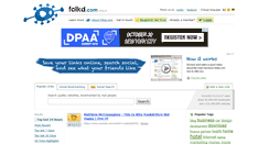 Desktop Screenshot of folkd.com